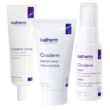 восстанавливающий крем с экстрактом мимозы ivatherm cicaderm cream tissue regenerator with mimoza tenuiflora фото