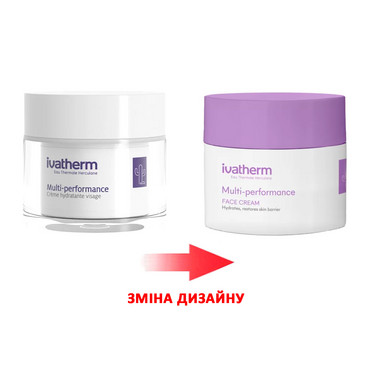 увлажняющий крем для чувствительной и сухой кожи ivatherm multi-performance hydrating face cream фото