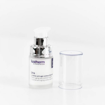 антивіковий крем для чутливої шкіри навколо очей ivatherm una anti-aging eye contour cream фото