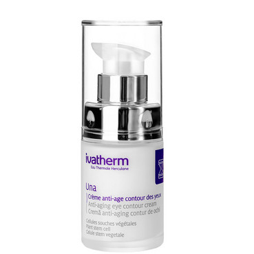 Антивіковий крем для чутливої шкіри навколо очей Ivatherm UNA Anti-Aging Eye Contour Cream фото