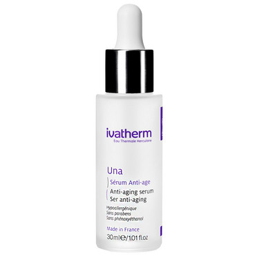 Антивікова сироватка для чутливої шкіри обличчя Ivatherm UNA Anti-Aging Serum фото