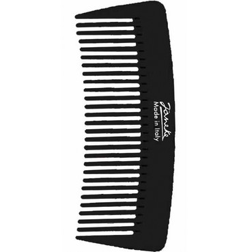 Чорний гребінь для волосся Janeke Black Pocket Comb фото