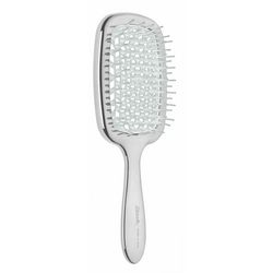Щётка прямоугольная хром Janeke Rectangular Hairbrush Chrome фото