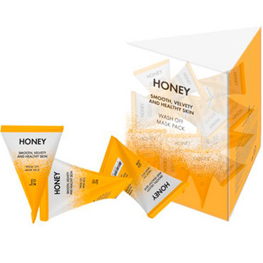 Омолоджуюча маска для обличчя з медом Jion Honey Smooth Velvety and Healthy Skin Wash Off Mask Pack фото