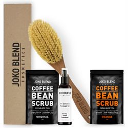 Комплекс &bq;Антицеллюлит&bq; Joko Blend Anti-Cellulite Body Boom  (brush + oil/100ml + scrub/2pc/50g)) фото