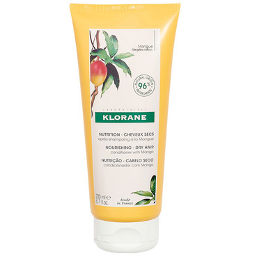 Питательный бальзам-ополаскиватель с маслом манго для сухих и поврежденных волос Klorane Nourishing and Untangling Conditioning Balm with Mango фото