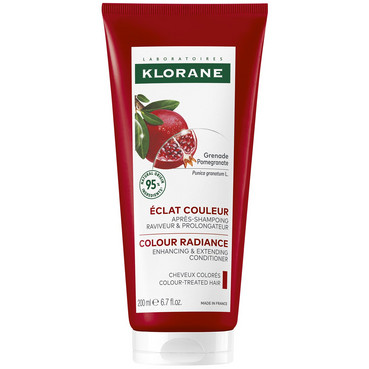 Бальзам-ополіскувач з екстрактом граната для фарбованого волосся Klorane Pomegranate Conditioner фото