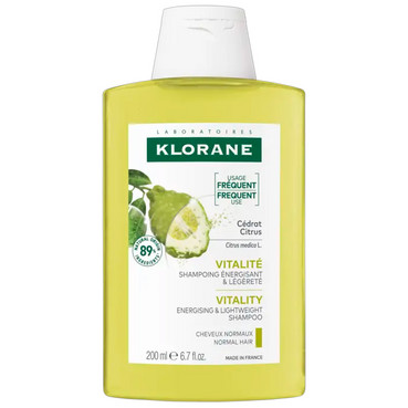 Шампунь із м'якоттю цитрону для частого застосування Klorane Shampoo With Citrus Pulp фото