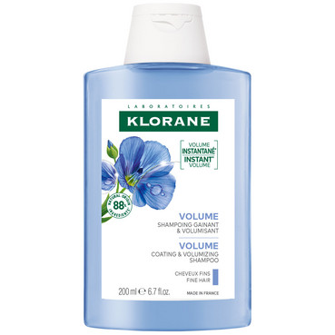 Шампунь БІО з волокнами льону для об'єму Klorane Volume Shampoo With Organic Flax фото