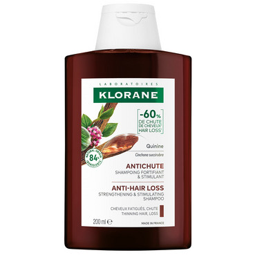 Шампунь БІО з хініном та едельвейсом при випадінні волосся Klorane Strengthening Shampoo with Quinine фото