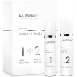 Набір &bq;Двофазний відновлювач структури волосся&bq; La Biosthetique Structure Action 2 Phases (spray/50ml + mask/100ml) фото