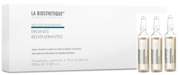 Лосьйон-догляд в ампулах з основними нутрієнтами для коренів волосся La Biosthetique Methode Regenerante Ergines Regenerantes фото