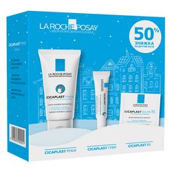 Набір ЦИКАПЛАСТ для догляду за тілом La Roche-Posay Cicaplast Set (crm/50m + lip/balm/7,5 ml + body/balm/2ml) фото