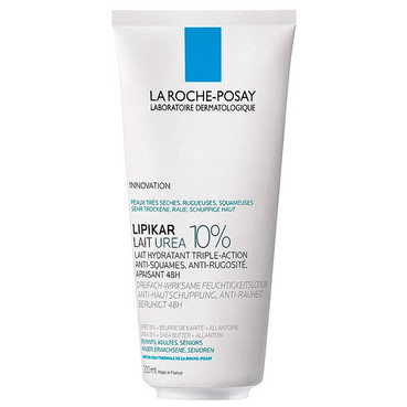 Молочко ЛІПІКАР УРЕЯ 10% зволожуюче з сечовиною проти сухості, лущення й загрубіння шкіри тіла дітей, дорослих та людей літнього віку La Roche-Posay Lipikar Lait Urea 10% Triple Action Hydrating Lotion фото
