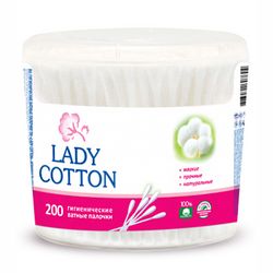 Ватні палички в баночках Lady Cotton фото
