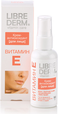 Крем-антиоксидант для обличчя Librederm Vitamin E Face Cream фото