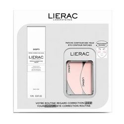 Набір Діопті з кремом Lierac Diopti Set (crm/15ml + patches/2pcs) фото