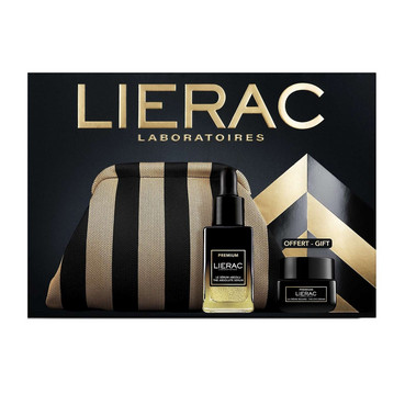 Подарунковий набір Premium з сироваткою Lierac Premium Set (serum/30ml + eye/crm/20ml + bag) фото