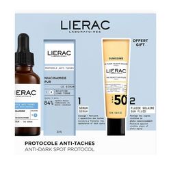 Набір Protocole проти пігментних плям Lierac Protocole Anti-Dark Spot Set (serum/30ml + fluid/25ml) фото