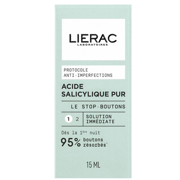 sos-засіб проти недоліків шкіри із саліциловою кислотою lierac protocole pure salicylic acid the stop spots фото
