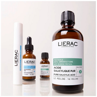 sos-засіб проти недоліків шкіри із саліциловою кислотою lierac protocole pure salicylic acid the stop spots фото