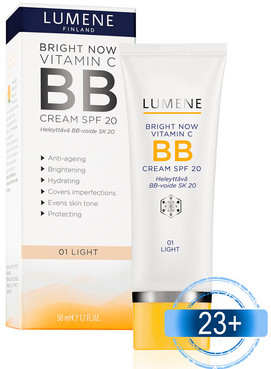 Тонуюча ВВ основа для обличчя Lumene Bright Now Vitamin C BB Cream SPF 20 фото