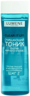 Матуючий тонік для обличчя Lumene Clear It Up Anti Shine Toner фото