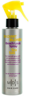 Спрей для волосся «Морська сіль. Сяючий блонд » Mades Cosmetics Radiant Blonde Beach Look Sea Salt Spray фото