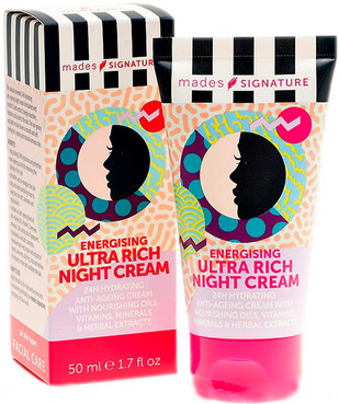 Нічний крем з комплексом харчування і зволоження шкіри Mades Cosmetics Signature Energising Ultra Rich Night Cream фото