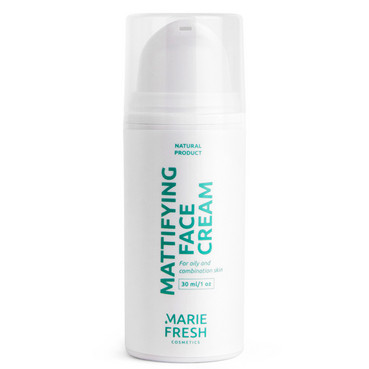 Матуючий крем для жирної та комбінованої шкіри Marie Fresh Cosmetics Mattifying Face Cream фото