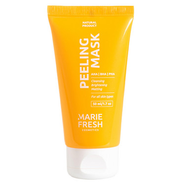 Маска-пілінг AHA, BHA та PHA кислотами для всіх типів шкіри Marie Fresh Cosmetics Peeling Mask фото