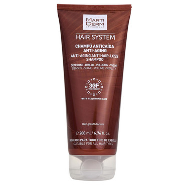 Шампунь від випадіння волосся антивіковий Martiderm Anti-aging Anti Hair-loss Shampoo фото