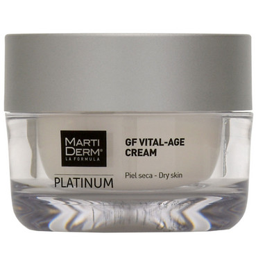 Денний омолоджуючий крем для сухої шкіри обличчя MartiDerm Platinum GF Vital-Age Cream Dry Skin фото