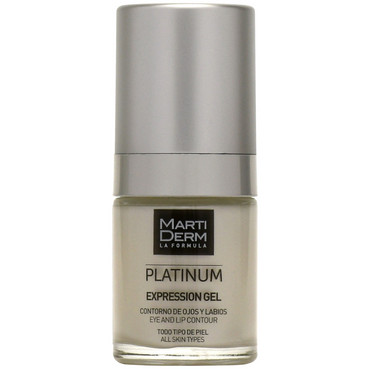 Антивіковий гель для контуру очей і губ MartiDerm Platinum Expression Eye Contour And Lip Care фото