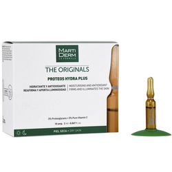 Ампулы для сухой и обезвоженной кожи лица MartiDerm The Originals Proteos Hydra Plus Ampoules фото