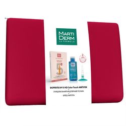 Набір для обличчя &bq;Формула №10 HD Color Touch 5 ампул&bq; MartiDerm The Originals Set (color/touch/amp/5*2ml + micellar/solution/75ml + flash/amp/1*2ml) фото