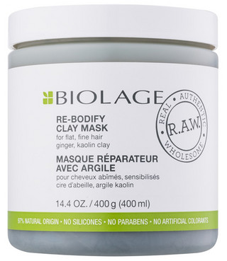 Маска з глиною для об'єму тонкого волосся Matrix Biolage R.A.W. Re-Bodify Clay Mask фото