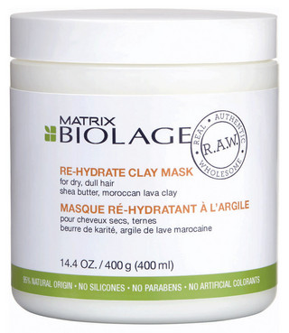 Маска з глиною для живлення сухого волосся фото