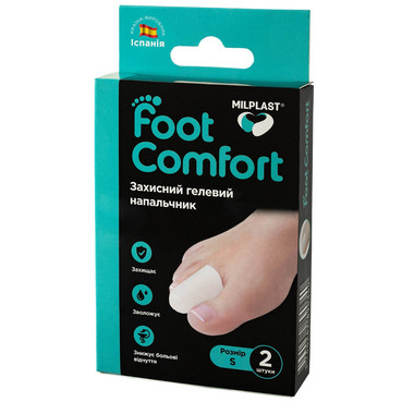 Захисний гелевий напальчник Milplast Foot Comfort фото