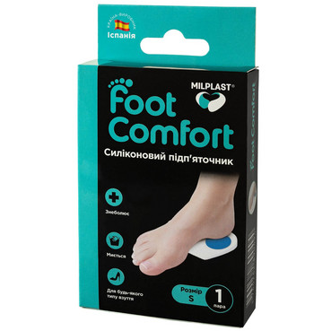 Силіконовий підп'яточник Milplast Foot Comfort фото