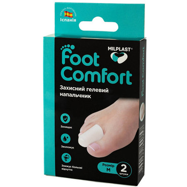 Захисний гелевий напальчник (УЦІНКА) Milplast Foot Comfort фото