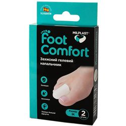 Захисний гелевий напальчник (УЦІНКА) Milplast Foot Comfort фото