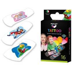 Дитячі стерильні пластирі (УЦІНКА) Milplast Tattoo фото