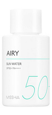 Сонцезахисне молочко для обличчя Missha Safe Block Airy Sun Water SPF50+/PA++++ фото