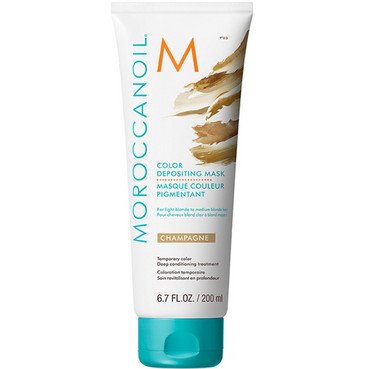 Тонуюча маска для волосся Moroccanoil Color Depositing Mask Shampagne фото