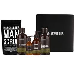 Подарочный набор Mr.Scrubber Beauty Box For Man (scr/200 g + sh/gel/265 ml + shm/265 ml + gel/150 ml + ash/cr/120 ml) фото