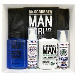 Коробочка красоты для мужчин Mr.Scrubber Beauty Box For Man (scrub/200g + crm/120ml + shmp/265ml + gel/body/265ml +  gel/100ml) фото