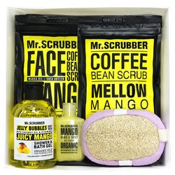 Коробочка краси &bq;Манго&bq; Mr.Scrubber Beauty Box Mango (gel/275ml + scrub/150g + scrub/body/200g + crm/gel/60ml) фото
