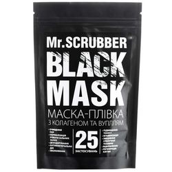 Черная коллагеновая маска-пленка для лица Mr.Scrubber Black Mask фото
