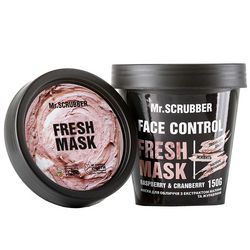 Маска для лица с экстрактом малины и клюквы Mr.Scrubber Fase Control Lusk Mask фото